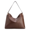 Bolsa Hobo Grande Couro Marrom Alça Larga - imagem 3