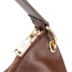 Bolsa Hobo Grande Couro Marrom Alça Larga - imagem 5