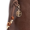 Bolsa Hobo Grande Couro Marrom Alça Larga - imagem 6