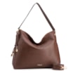 Bolsa Hobo Grande Couro Marrom Alça Larga - imagem 2