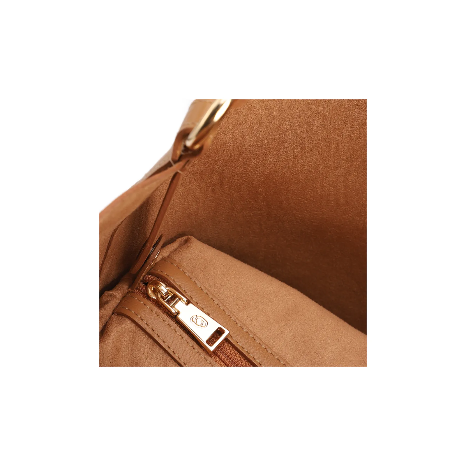 Bolsa Hobo Grande Couro Marrom Claro Alça Ráfia Lenço