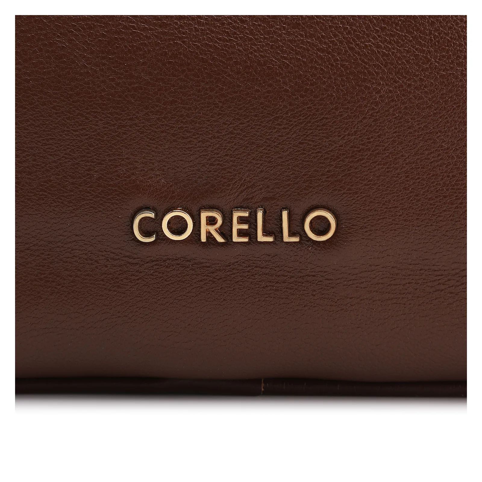 Bolsa Hobo Grande Couro Marrom Escuro  Pedras Laterais