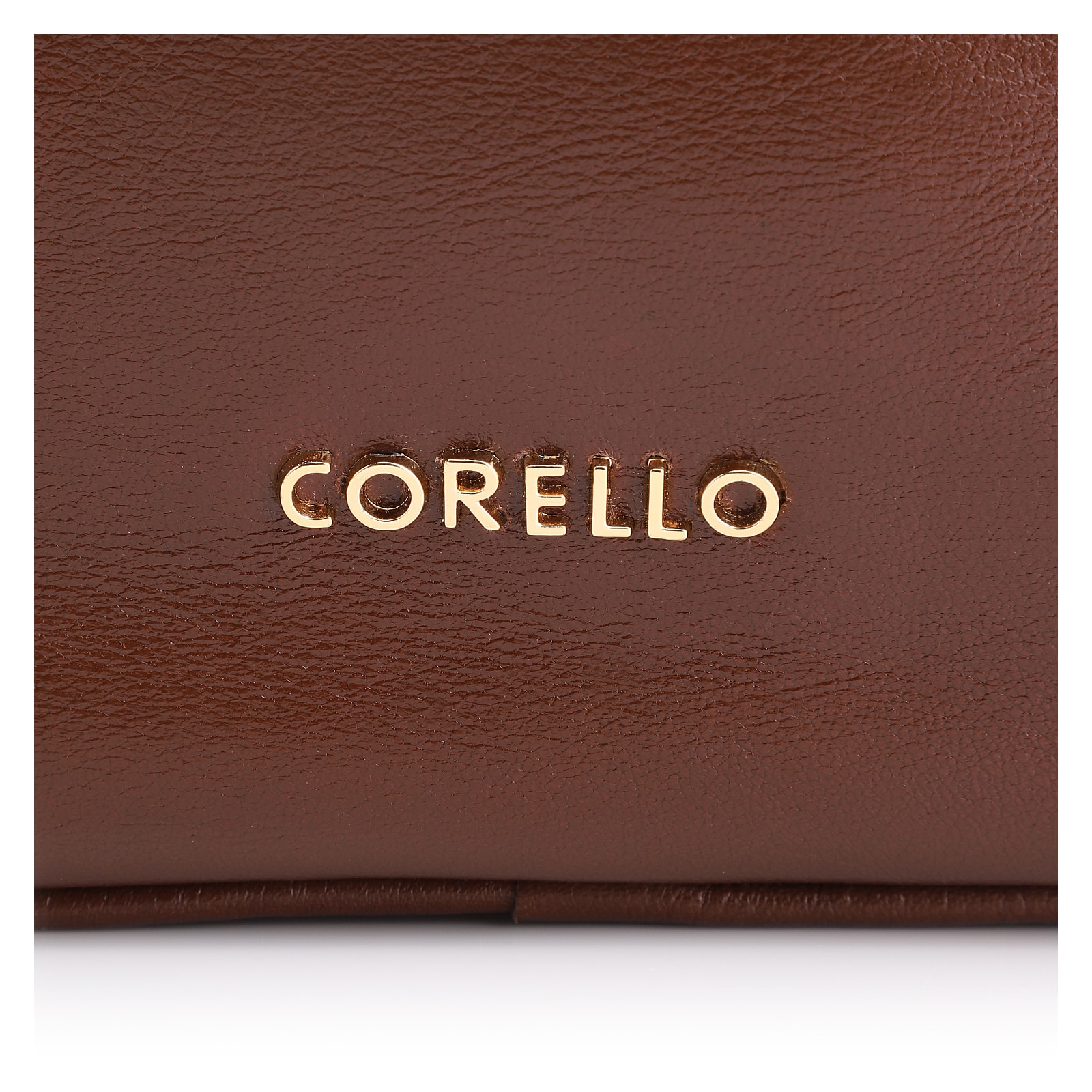 Bolsa Hobo Grande Couro Marrom Pedras Laterais