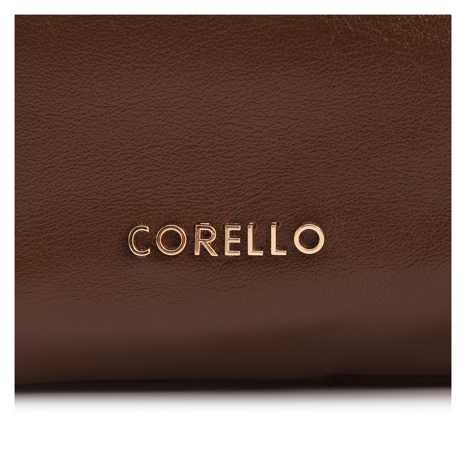 Bolsa Hobo Grande Couro Marrom Pedras Laterais