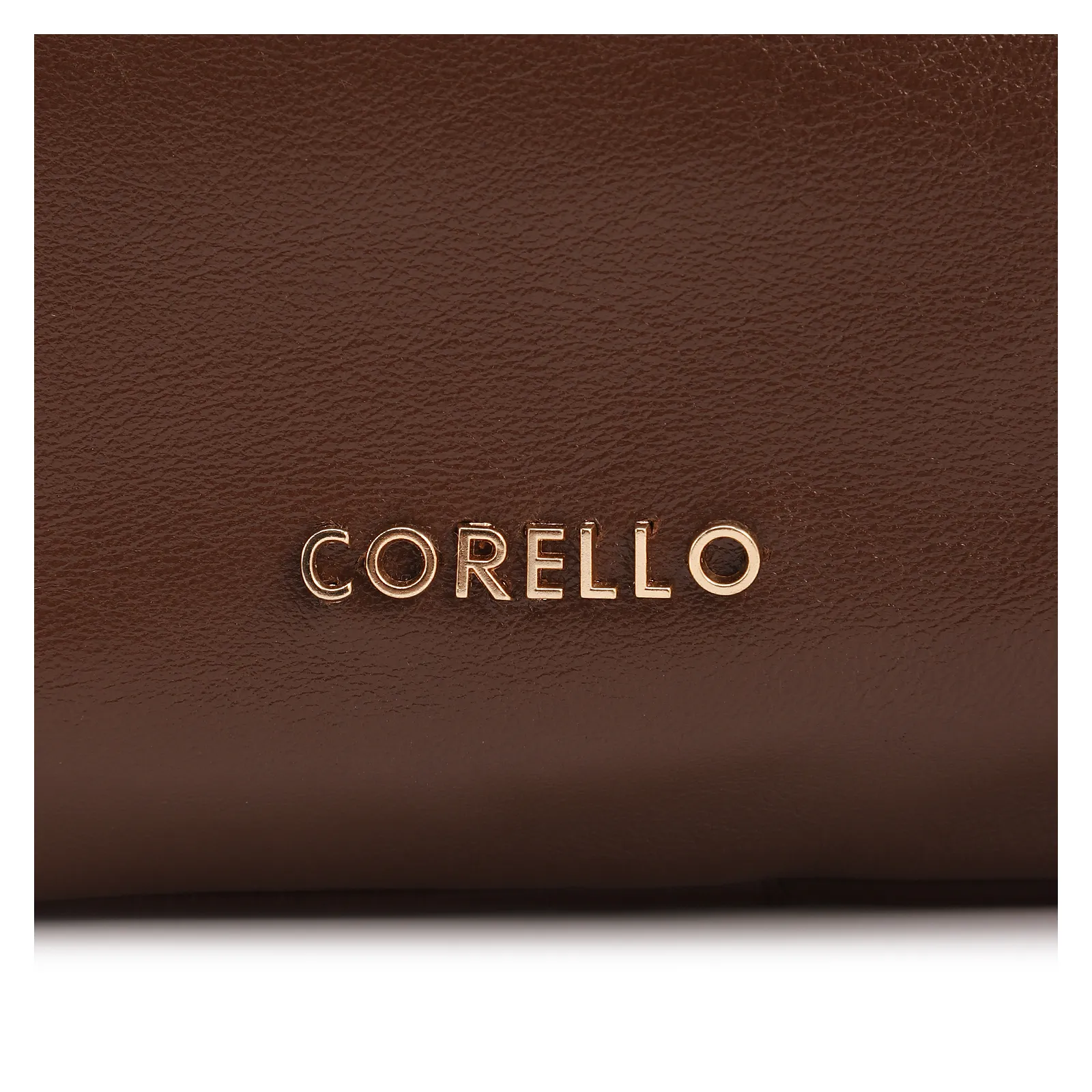 Bolsa Hobo Grande Couro Marrom Pedras Laterais