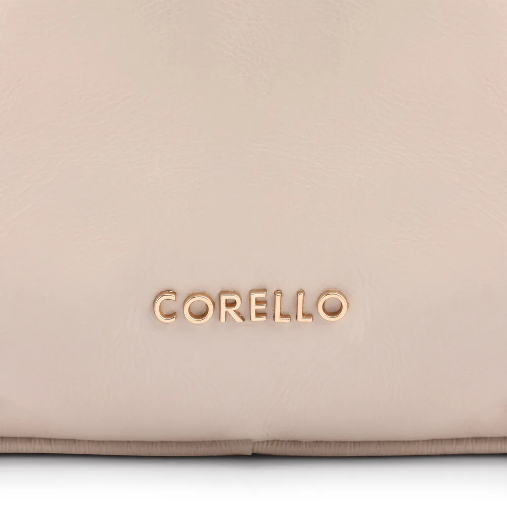 Bolsa Hobo Grande Couro Off White Pedras Laterais - imagem 6