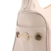 Bolsa Hobo Grande Couro Off White Pedras Laterais - imagem 8