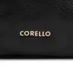 Bolsa Hobo Grande Couro Preta Pedras Laterais - imagem 6