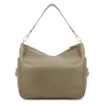 Bolsa Hobo Grande Couro Verde Pedras Laterais - imagem 3
