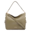 Bolsa Hobo Grande Couro Verde Pedras Laterais - imagem 1