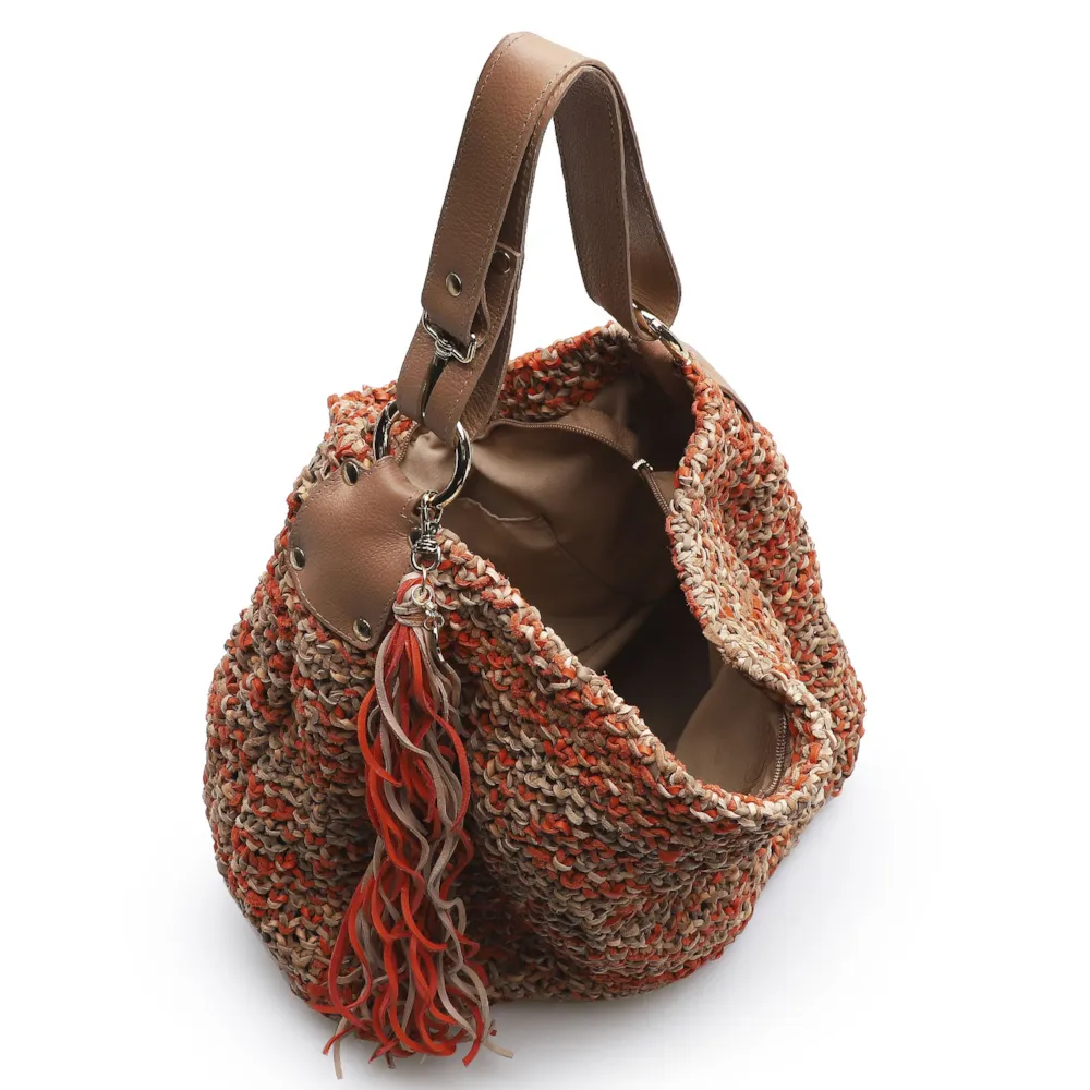 Bolsa Hobo Laranja - imagem 4