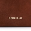 Bolsa Hobo Laser Cut Couro Camurça/Couro Marrom Escuro - imagem 6