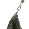 Bolsa Hobo Laser Cut Couro Camurça/Couro Verde - imagem 5