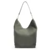 Bolsa Hobo Laser Cut Couro Camurça/Couro Verde - imagem 3