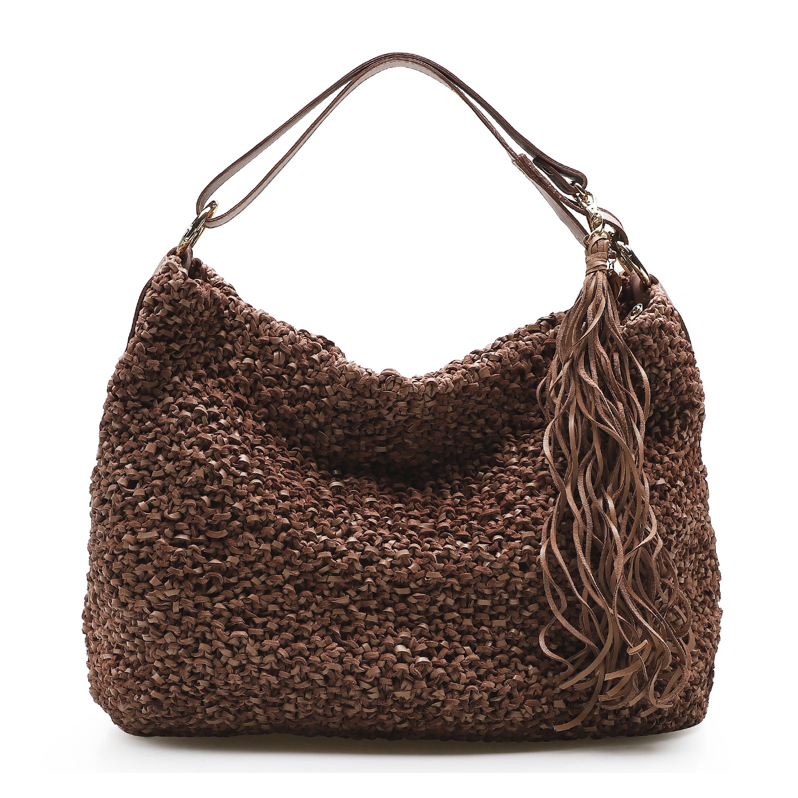 Bolsa Hobo Marrom