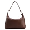  Bolsa Hobo Marrom Média Couro Pingente Monograma - imagem 4