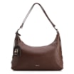  Bolsa Hobo Marrom Média Couro Pingente Monograma - imagem 1