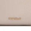 Bolsa Hobo Média Couro Off White Argolas Douradas Laterais - imagem 7