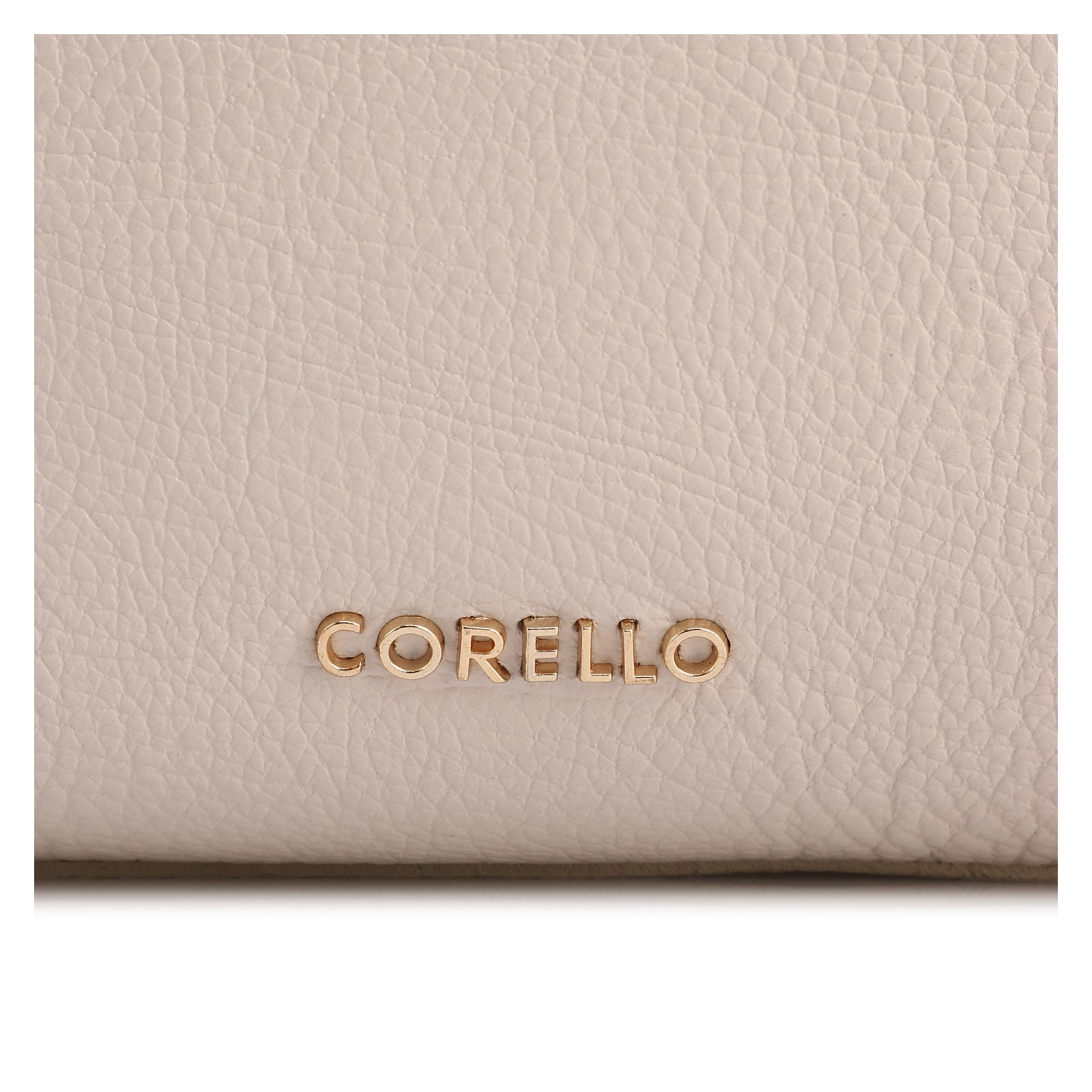 Bolsa Hobo Média Couro Off White Argolas Douradas Laterais