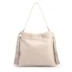 Bolsa Hobo Média Couro Off White Barbicachos Laterais - imagem 3