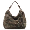 Bolsa Hobo Oliva/Marrom/Bege - imagem 1