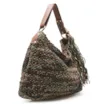 Bolsa Hobo Oliva/Marrom/Bege - imagem 2