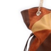 Bolsa Hobo Patchwork Couro Marrom/Patchwork Colorido - imagem 6