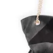 Bolsa Hobo Patchwork Couro Preto/Patchwork Preto - imagem 6