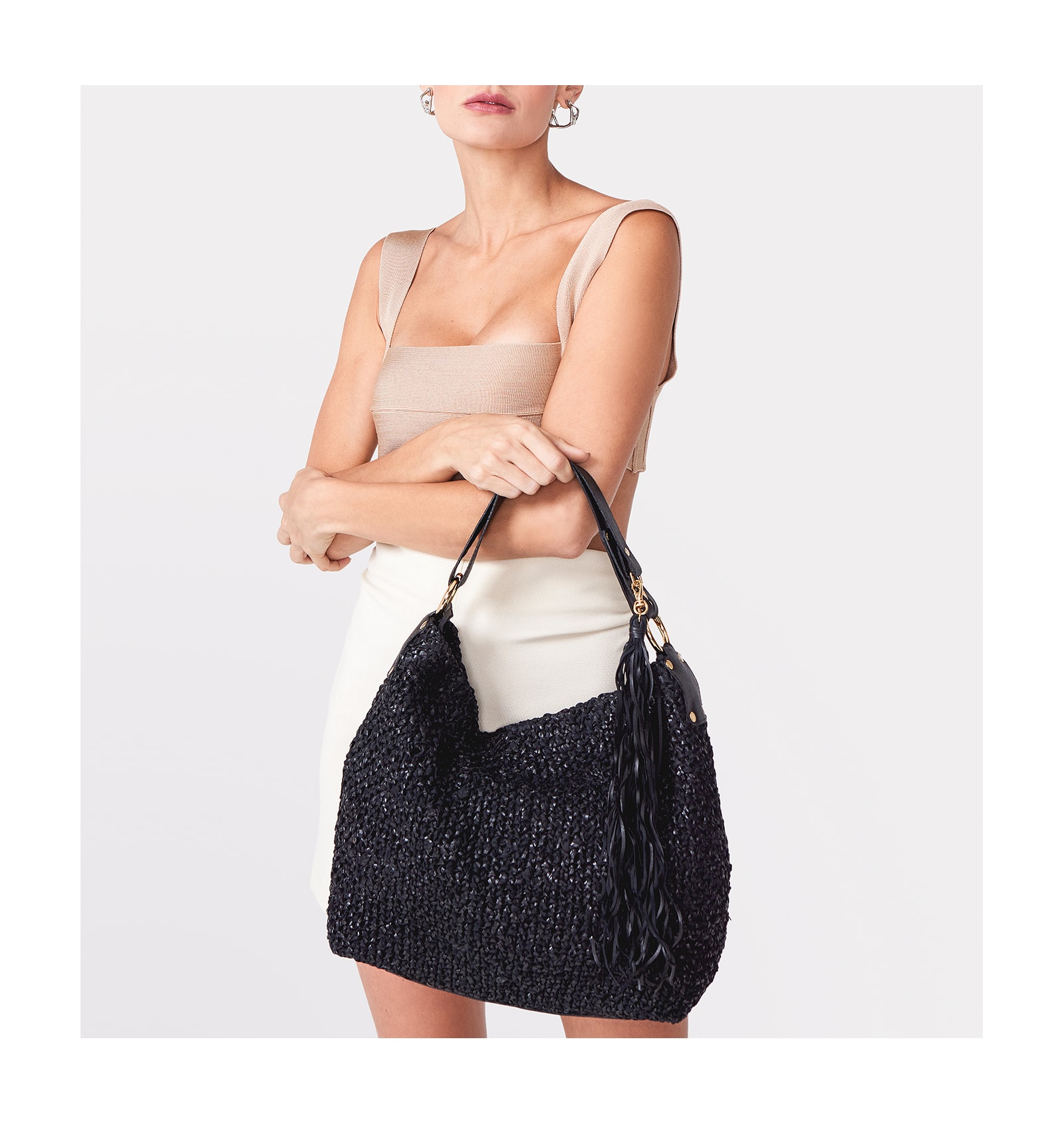 Bolsa Hobo Preto