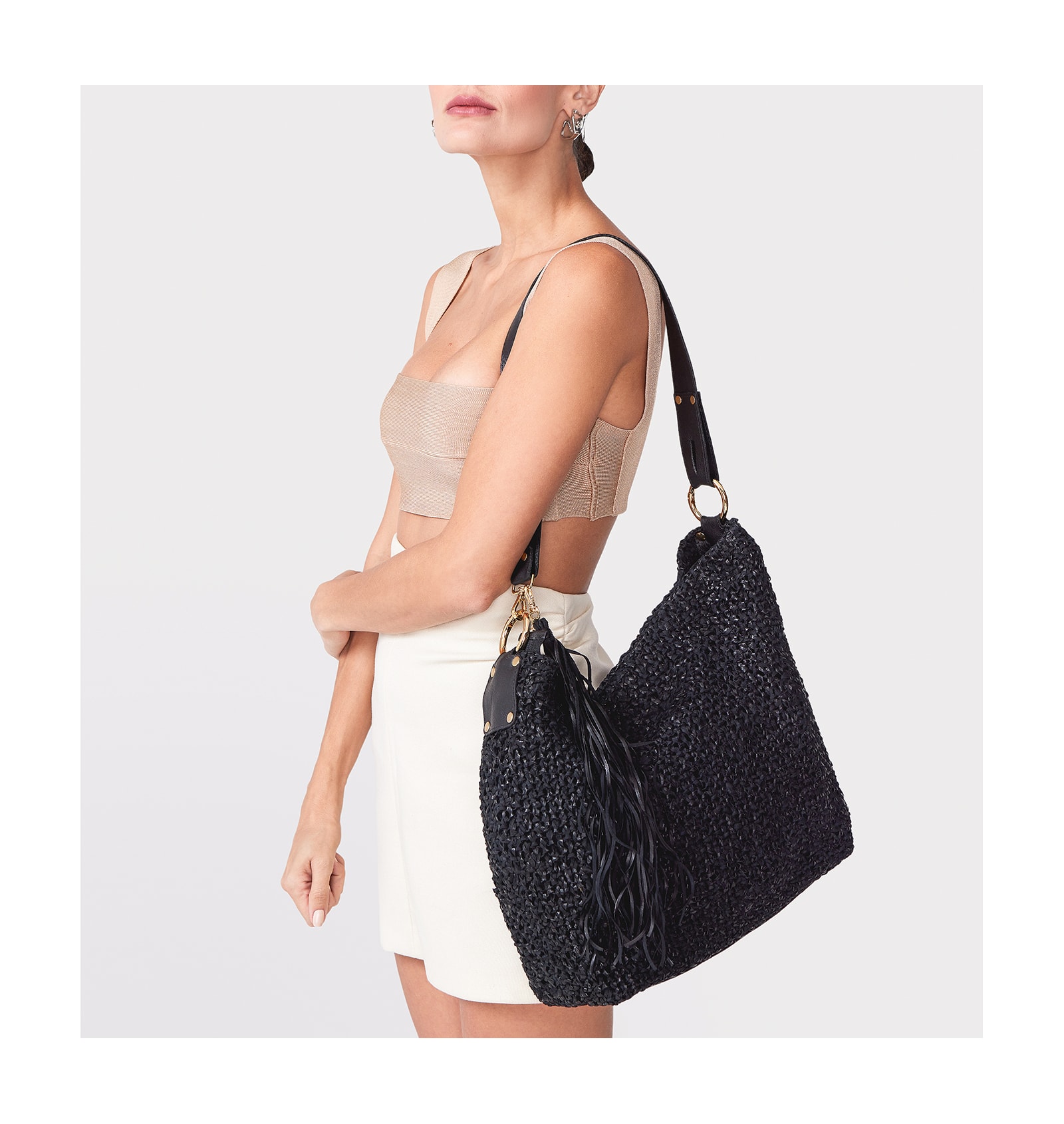 Bolsa Hobo Preto