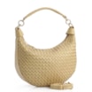 Bolsa Hobo Tressê Couro Amarelo - imagem 3