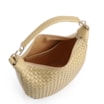 Bolsa Hobo Tressê Couro Amarelo - imagem 5