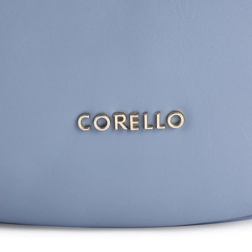 Bolsa Hobo Tressê Couro Azul - imagem 6