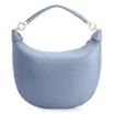 Bolsa Hobo Tressê Couro Azul - imagem 3