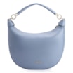 Bolsa Hobo Tressê Couro Azul - imagem 3