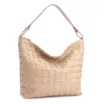 Bolsa Hobo Tressê Couro Bege - imagem 2