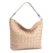 Bolsa Hobo Tressê Couro Bege - imagem 2