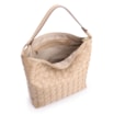 Bolsa Hobo Tressê Couro Bege - imagem 4
