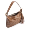 Bolsa Hobo Tressê Couro Marrom - imagem 4