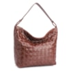 Bolsa Hobo Tressê Couro Marrom - imagem 3