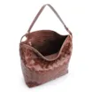 Bolsa Hobo Tressê Couro Marrom - imagem 5