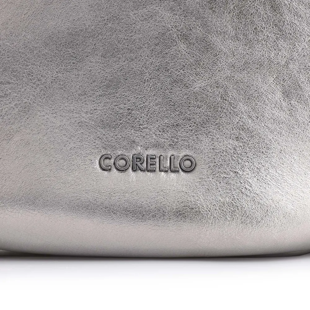 Bolsa Hobo Tressê Couro Prata - imagem 6