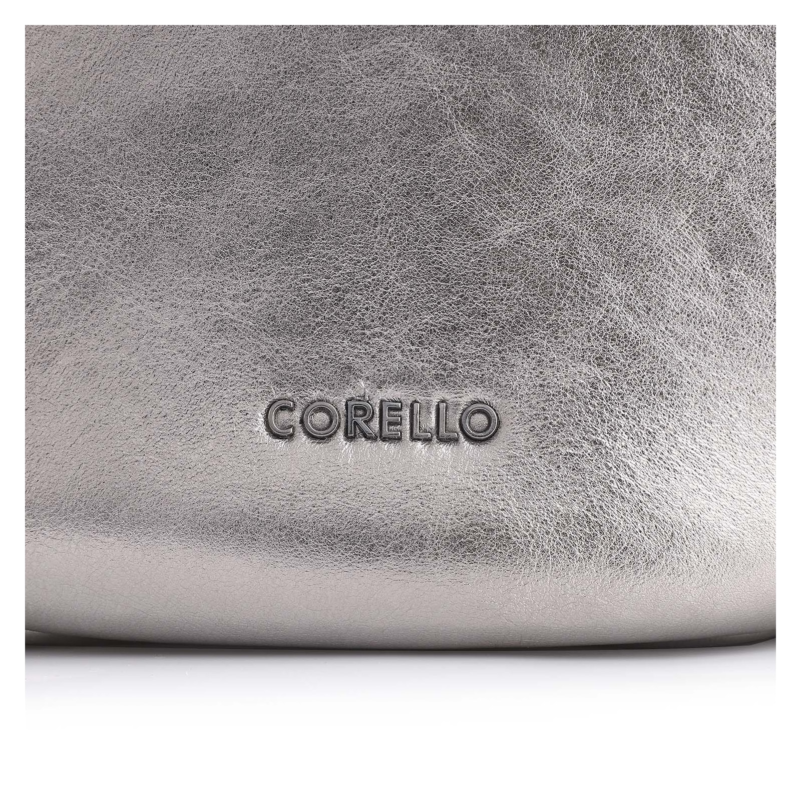 Bolsa Hobo Tressê Couro Prata
