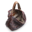 Bolsa Hobo Trico Caramelo/Amora/Azul Pacifico - imagem 4