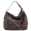 Bolsa Hobo Trico Caramelo/Amora/Azul Pacifico - imagem 3