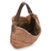 Bolsa Hobo Tricô Laranja Mescla - imagem 4