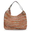 Bolsa Hobo Tricô Laranja Mescla - imagem 3