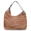 Bolsa Hobo Tricô Laranja Mescla - imagem 3