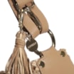 Bolsa Hobo Tricô Marrom Claro - imagem 6