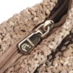 Bolsa Hobo Tricô Marrom Claro - imagem 7